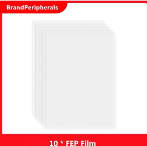 10PC FEP Film Transparent Release Film Sheet 280*200m Thickness 0.1mm High Transmittance Strength for Photon UV Resin 3D Printer