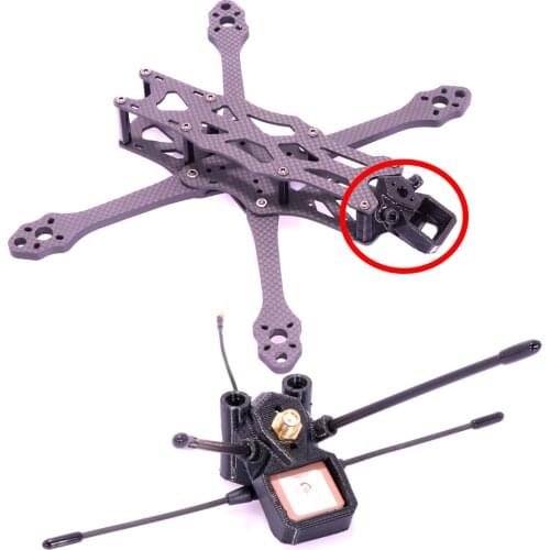 ImpulseRC Apex HD Frame Kit 3D Printed TPU Parts TBS Crossfire Immortal T V2 Antenna BN180 VTX antenna mount FPV Racing Drone