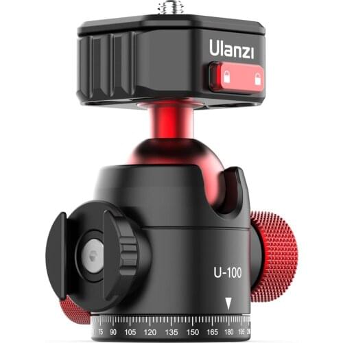 Ulanzi U100 Camera Holder Quick-mount 360° Panoramic Shooting Cold Shoe Quick Release Holder