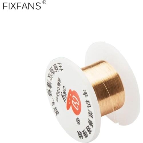 Ultra Thin 0.02mm Insulation Copper Soldering Jump Wire for Mobile Phone Computer PCB Link Fly Line Welding Maintenance Tools