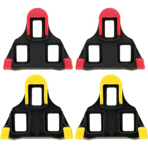Bicycle Pedals Bicycle Bike Self-locking Pedal Cleats Set Yellow For Shimano SM-SH11 SPD-SL for road Mountain Bike accessories
