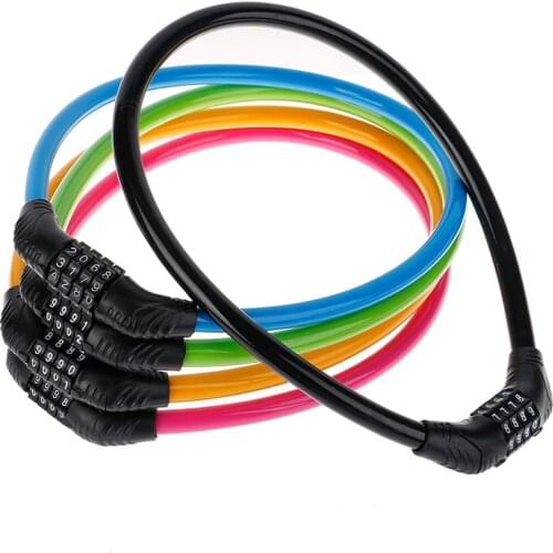 JINHF Bike Lock 4 Digit Code Combination Electric Bicycle Lock Bicycle motorcycle Security Lock Anti-theft Lock Password Lock