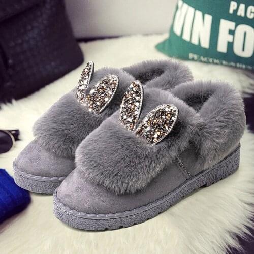 Women slippers for home Design Glitter Female slippers winter 2020 new arrival Comfortable Plush Warm shoes ladies Outdoor