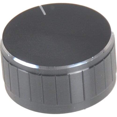 1Pcs Volume Control Rotary Knobs Black Knurled Shaft Potentiometer
