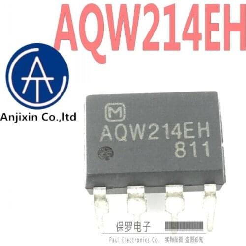 10pcs 100% orginal new real stock Optocoupler Relay AQW214EH AQW214 DIP-8