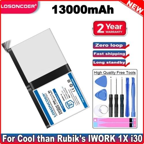 LOSONCOER 13000mAh Tablet Battery For Cube IWORK 1X IWORK1X i30