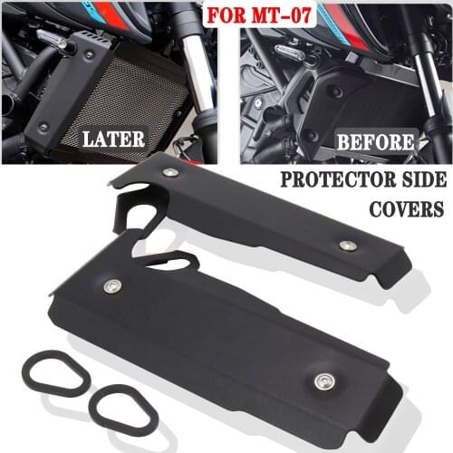 Motorcycle Accessories Radiator Side Grille Cover Protector Guard Covers For YAMAHA MT-07 MT07 FZ-07 FZ07 2018 2019 2020 2021