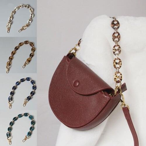 Fashion Women Bag Accessories Detachable DIY Bag Replacement Chain Acrylic Bag strap Women Shoulder Handbag Strap Chain