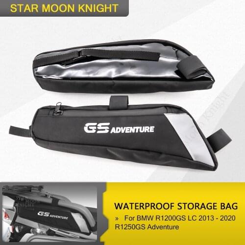 Motorcycle Frame Side Pockets luggage rack Travel Placement Waterproof Bag For BMW R1200GS LC 2013 - 2020 R1250GS Adventure