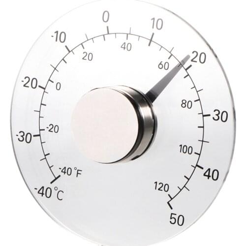 Digital Transparent Outdoor Window Thermometer Hygrometer Sticking On Paste Glass Measuring Temperature Weather Station Tool