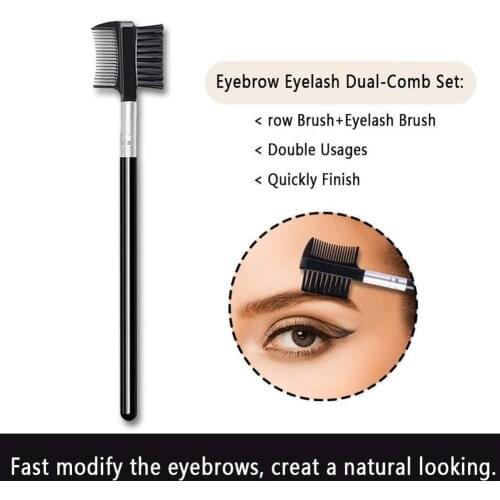 Double-headed Mascara Eyebrow Pencil Eyelashes Dual-use Womens Professional Makeup Exquisite Korean Tools Tools Makeup J1W4