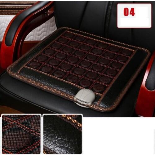 Economic and practical electric heating cushion warm jade germanium stone office chair cushion MATS heat 45*45cm