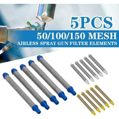 1pcs/5pcs Airless Filter Airless Gun Filter 50/100/150 Mesh Airless paint Sprayer Parts Sale Guns Filte Corrosion resistance