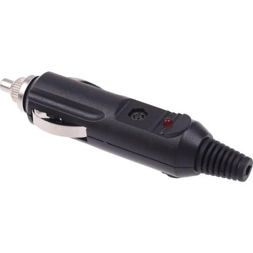 Hot sale 12V 24V car cigarette lighter plug with light without wire socket converter