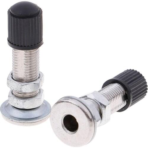 2pcs Valve 38mm Bicycle Schrader Valve Ultralight Zinc Alloy For MTB Mountain Road Bike Bicycle Accessories