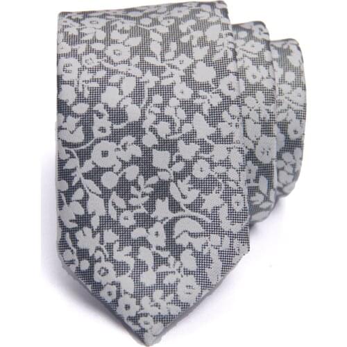 Fashion floral pattern tie with fashion patterned skinny ties men 2020