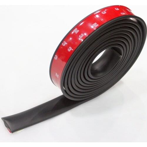 Car Fender Flare Extension Wheel Eyebrow Protector Strip PU Automobile Wheel-arch Trim Car Styling Mouldings Strips Sticker