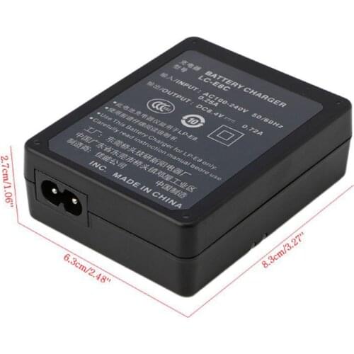 2021 New LC-E8C LC-E8E Battery Charger for canon LP-E8 Battery EOS 550D 600D 700D T2i T3i