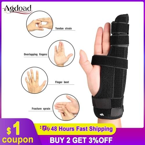 Finger Splint Anti-sprain Fracture Joint Dislocation Finger Stabilizer Corrector Support Finger Brace Guard Breathable