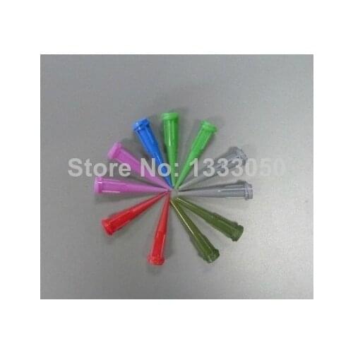 100x 14Gage 16Gage 18 Gage 20Gage 22Gage 25Gage Tapered Tip Plastic Needles for Dispenser Controller