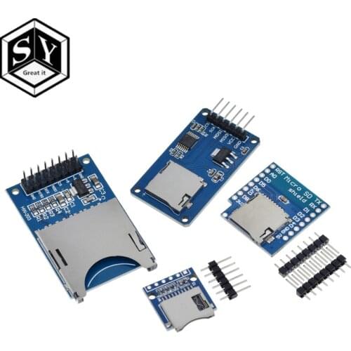 1PCS Great IT Micro SD card mini TF card reader module SPI interfaces with level converter chip