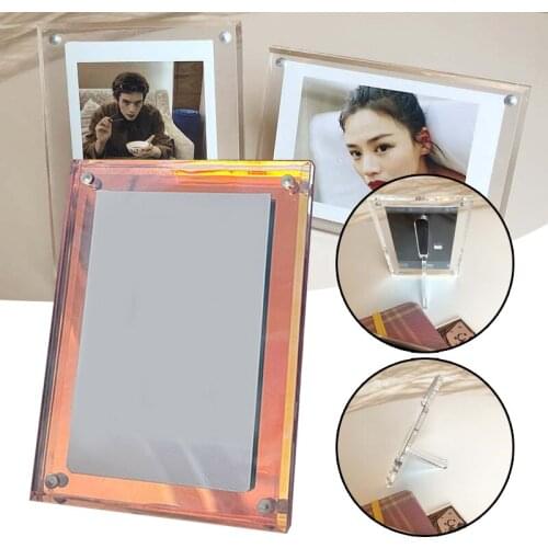 New Photo Frame Transparent Photo Display Frame Decoration Desktop Display Birthday Girlfriend Gift Frame Home Decor Home Garden
