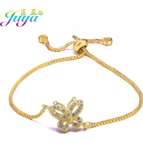2020 New Arrival Pulseira Feminina Supplies Gold//Rose Gold Vivid Butterfly Charm Bracelets Adjustable Chains Bracelets