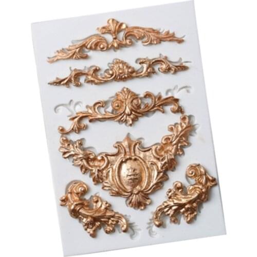 Embossed silicone cake decoration mold, baking tray, soap, jelly, candy tools C115