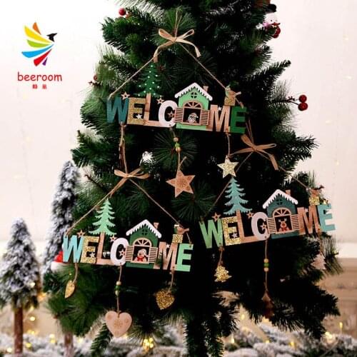 Christmas DIY wooden wind chimes string listing welcome to house number creative store welcome instructions listing decorations