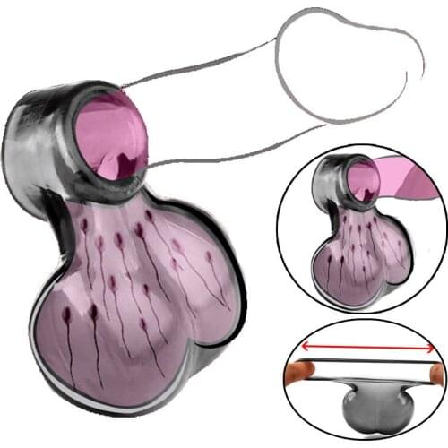 Silicone Penis Ball Stretcher BDSM Bondage Adult Games Delay Ejaculation Erection Sex Toys For Man Couples Eroticos Sex Products