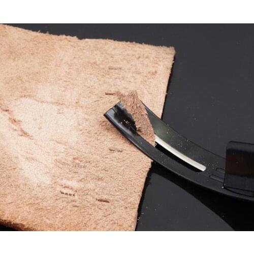 Steel Modern Safety Beveler Skiver Thinning Leather Craft Blade Knife DIY Seams Tool for Home Handmade Accessories+3 Blades