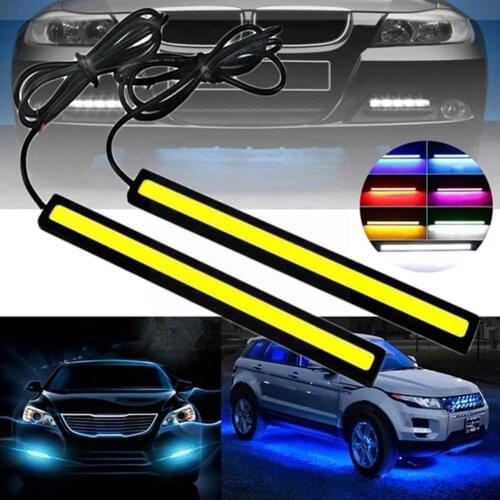 17CM Car Styling LED COB Bulb 12V 6000K White Panel LED Atmosphere Light Running COB Interior External Lamp Light Daytime D M2Q8