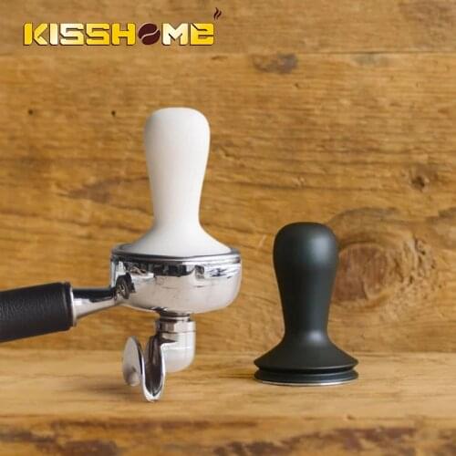 58/58.4MM Coffee Tamper Aluminum Alloy Handle 304 Stainless Steel Base Powder Hammer Barista Coffee Kitchen Accessories