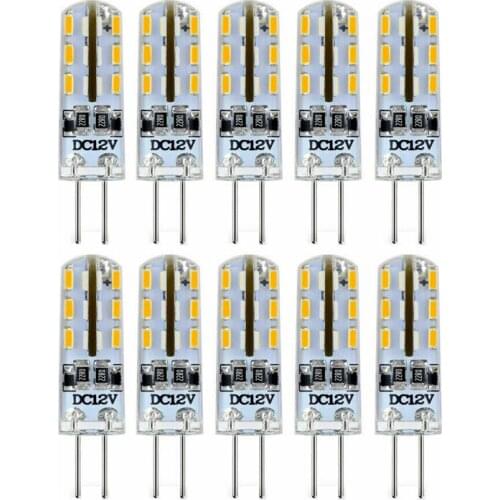 High Quality Warm White G4 LED Crystal Corn Bulbs Silicone Lamp DC 12V AC/DC For Bathroom Kitchen Energy Saving Led Bulbs