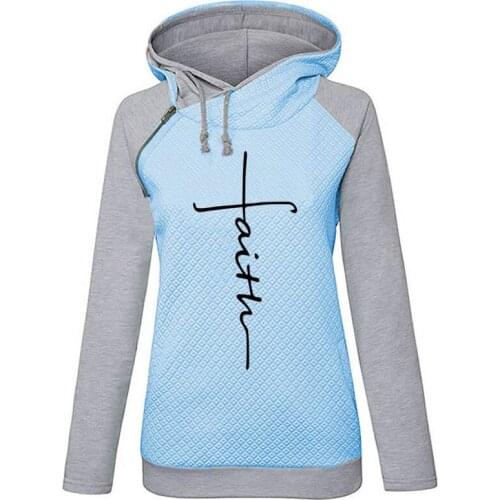 Winter Fashion Pullover Sweatshirts Women Long Sleeve Patchwork Hooded Sweatshirt Female Casual Streetwear Warm Hoodies