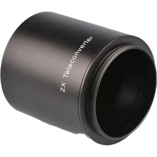 2 Times Teleconverter for M42 T2 0.75mm Screw Lens Camera Telescope Lens Accessories