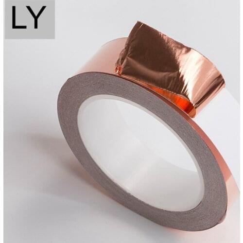 3 Rolls Width 15mm x 30m,Copper foil tape with conductive adhesive Single-guided copper tape,Shielding tape,Heat-resistant