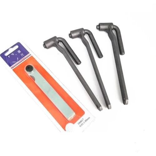 3x Universal Motorcycle Engine Valve adjustment tool valve screw wrench 8mm 9mm 10mm & 1x Feeler gauge