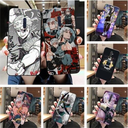 HUAGETOP Tengen Uzui Kimetsu no Yaiba Demon Slayer Phone Case Cover For Oppo A5 A9 2020 Reno2 z Renoace 3pro Realme5Pro
