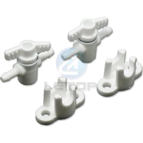 LETOP Printer Ink Valve Two Ways Plastic Ink Control Valve For Flora Mimaki Mutoh Roland Ink System