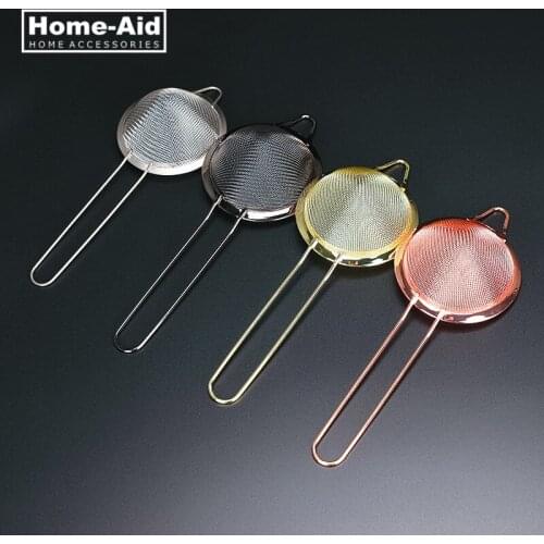 1pcs 304 Stainless Steel Conical Cocktail Sieve Great For Removing Bits From Juice Julep Strainer Cocktail Strainer Bar Strainer