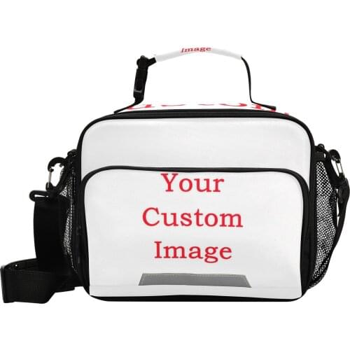 Personalized Custom Cooler Bag Shoulder Large Capacity Portable Insulated Lunch Bag Student Food Fresh Storage Cooler Picnic Bag