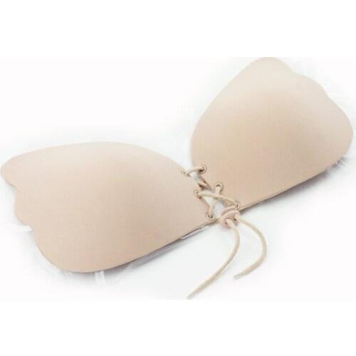 Hot sexy Adhesive Bra Strapless Backless Bra Sutia Silicone Bras Push Up Nude Sticky For Women Wedding Sexy