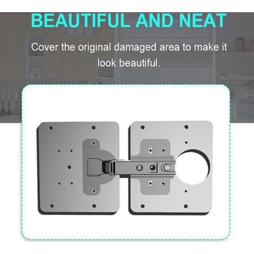Hinge Repair Plate Scharnier-Reparaturplatte Stainless Steel Self Supporting Foldable Table Cabinet Door Hinge Tools Multifunct