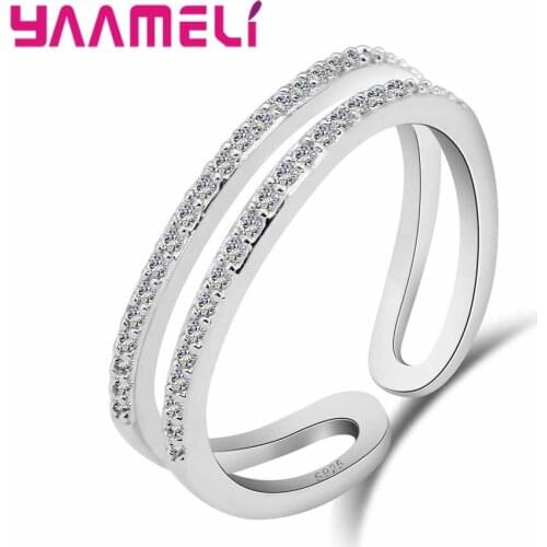 Shining 925 Sterling Silver Women Mens Ring High Quality Bling Bling Cubic Zircon Stone Inlay Paved Party Jewelry