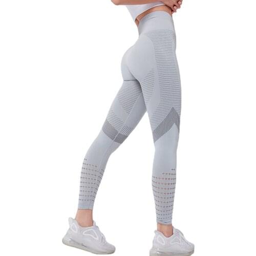 Women Leggings for Fitness Push UP High Waist Sexy Legging Women Seamless Breathable Feamle Mesh Workout Leggingsc 2021