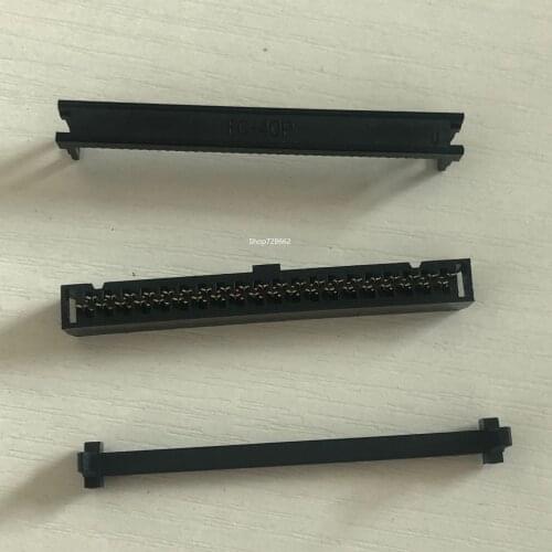 10set FC-6/8/10/14/16/20/26/30/34/40/50P IDC 2x3/4/5/7/8/10/13/15/17/20/25 Pin Dual Row Pitch 2.54mm IDC Connector Cable Socket