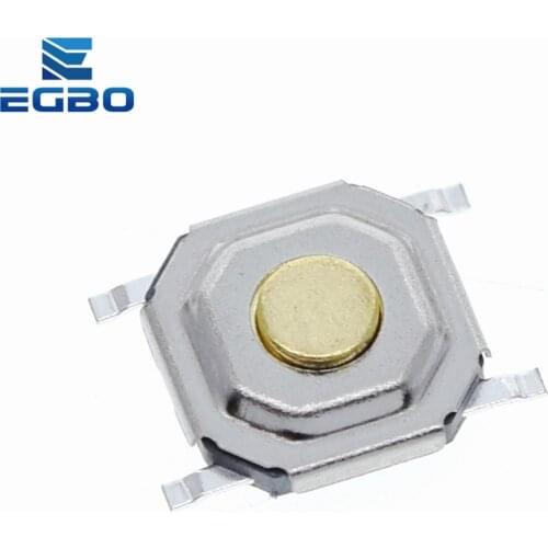 100PCS EGBO SMD 4*4*1.5MM 4X4X1.5MM Tactile Tact Push Button Micro Switch Momentary For diy