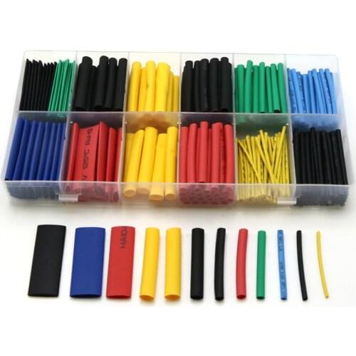 280pcs Heat Shrink Wire Wrap Assortment Set Tubing Electrical Connection Cable Sleeve Kit For DIY Rc Toys