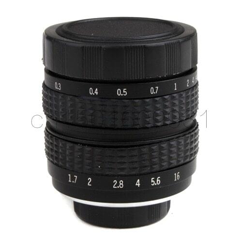 35mm f1.7 C mount CCTV Lens for olympus M4/3 E-P1 E-PL1 G1 GF1 GH1 EPM1 OM-D EM5 EM10 & For sony NEX-3 NEX-5 NEX-7 A6300 A6500